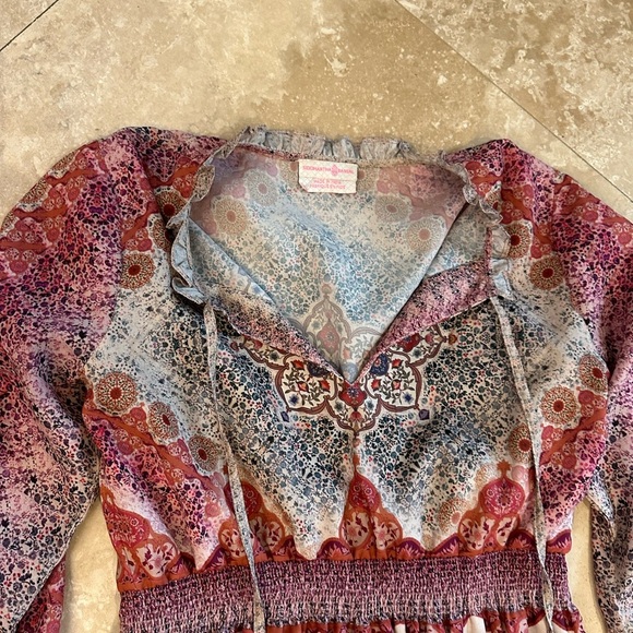 Siddhartha Bansal Anthropologie Dakota Peasant Dress (D3) - Picture 7 of 8